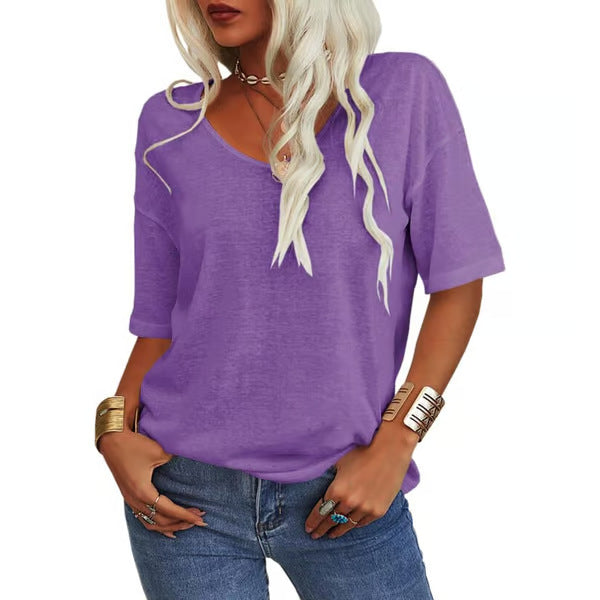 Krisanta | Camiseta Minimalista Ligera y Suelta