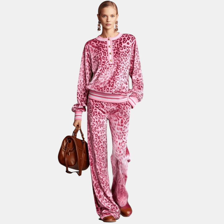 Paz | Conjunto Deportivo de Terciopelo Rosa