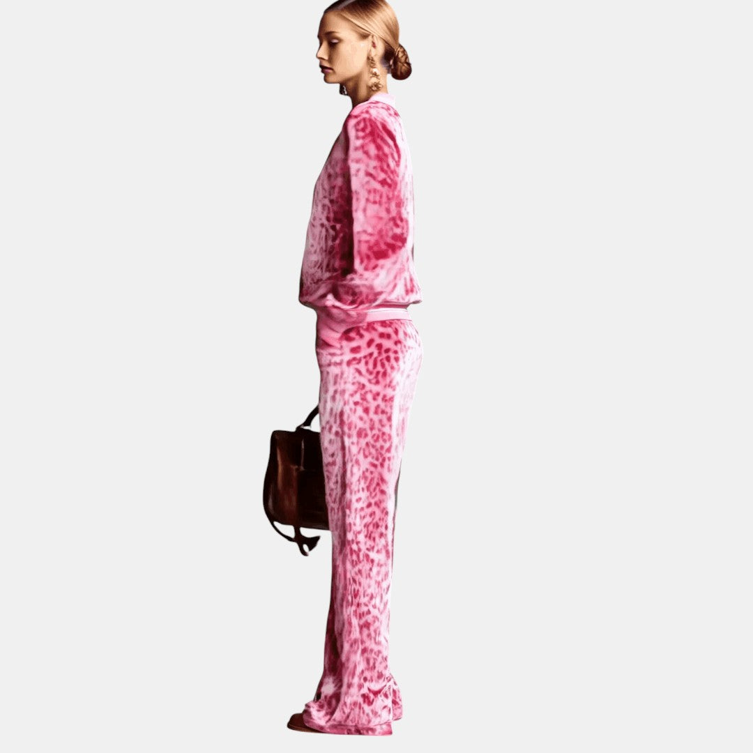 Paz | Conjunto Deportivo de Terciopelo Rosa