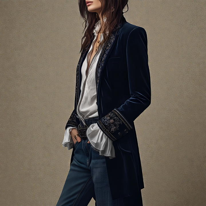 Elise | Blazer de Terciopelo — Edición Final