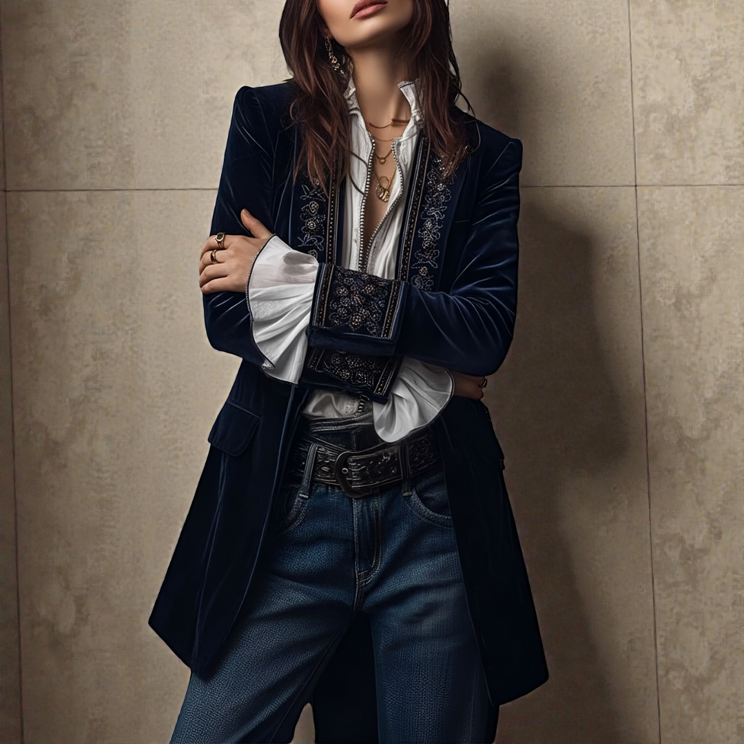 Elise | Blazer de Terciopelo — Edición Final