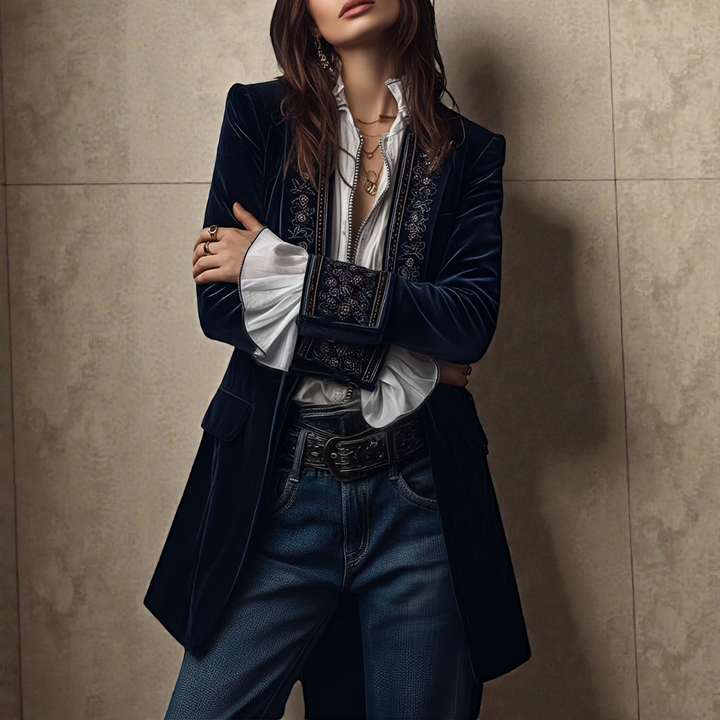 Elise | Blazer de Terciopelo — Edición Final