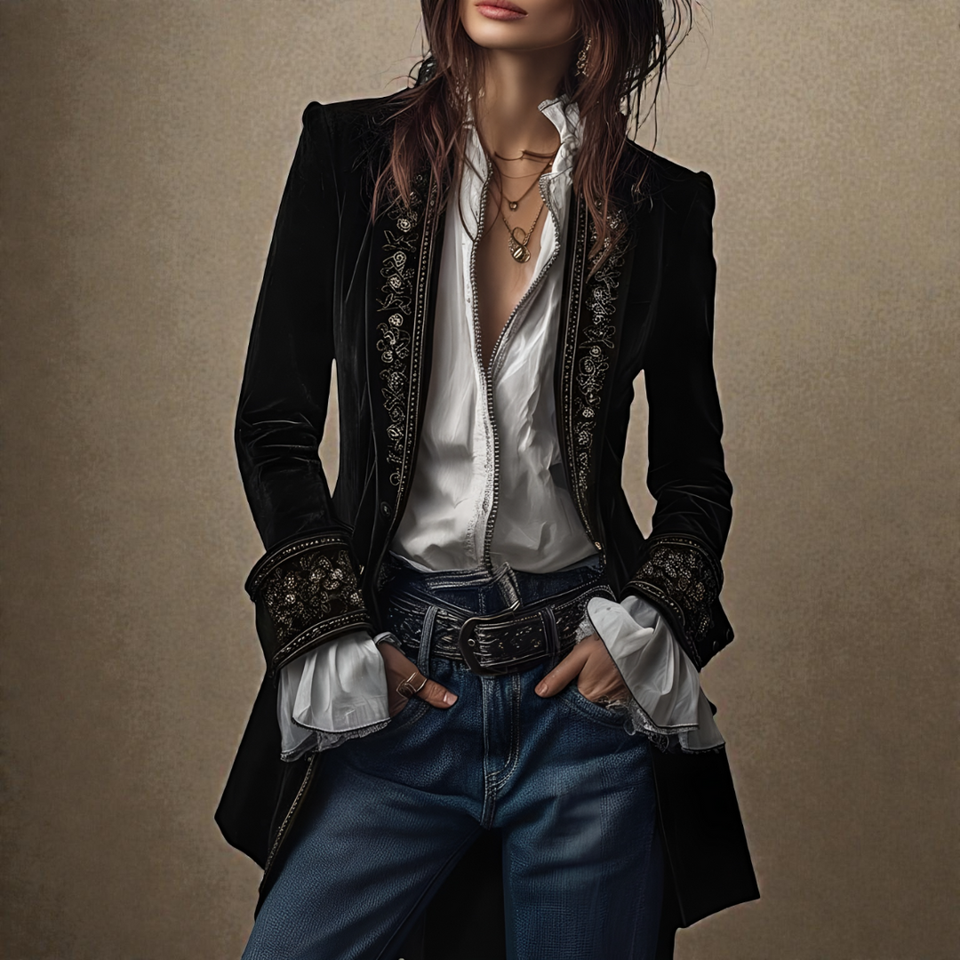 Elise | Blazer de Terciopelo — Edición Final