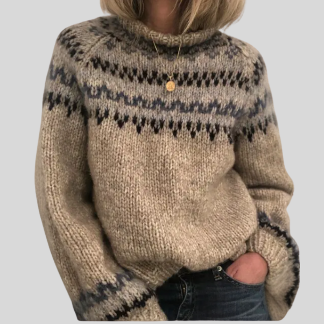 Helga | Suéter de Punto Islandés Hecho a Mano