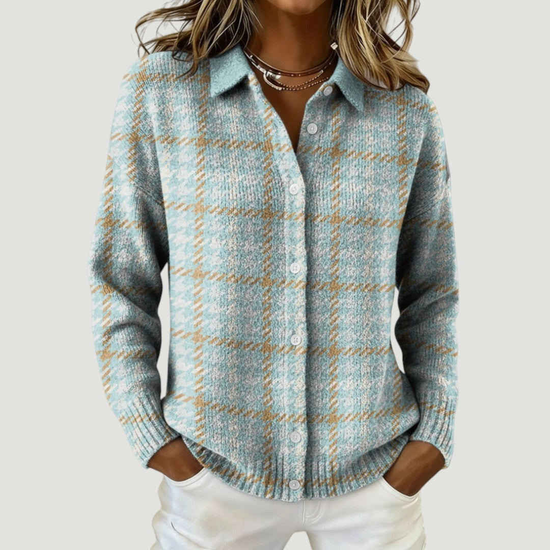 Taroa | Cárdigan Camisa de Punto a Cuadros
