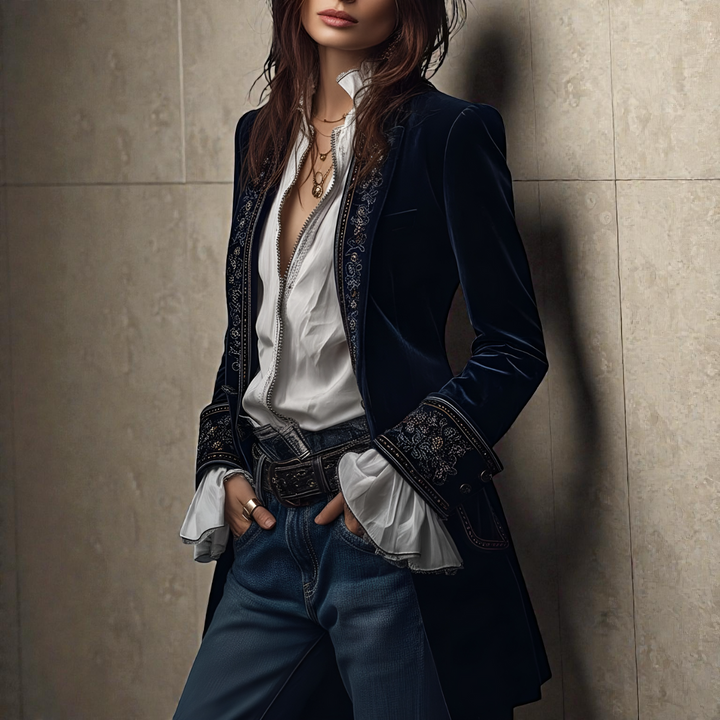 Elise | Blazer de Terciopelo — Edición Final