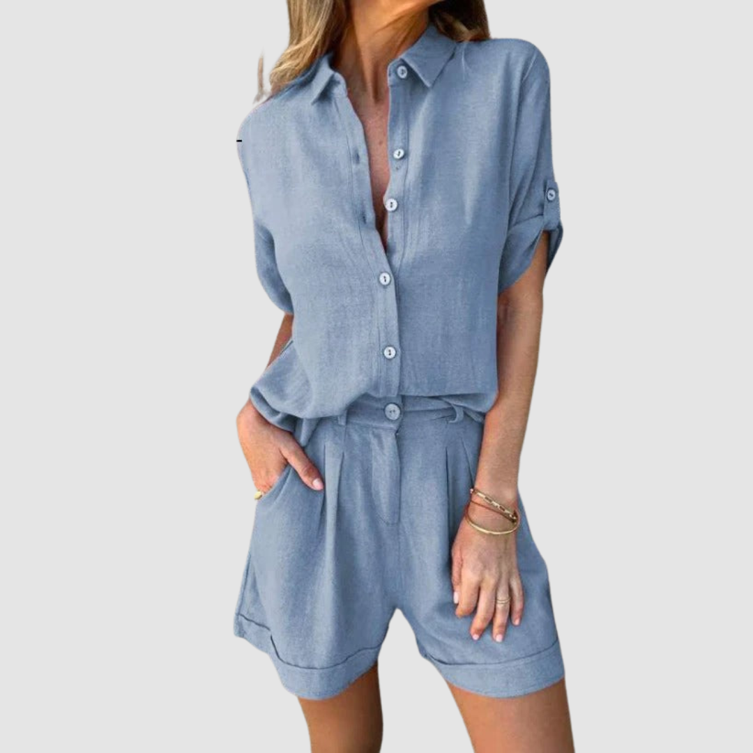 Conjunto de Verano Alba | Top Ligero y Pantalones Relajados