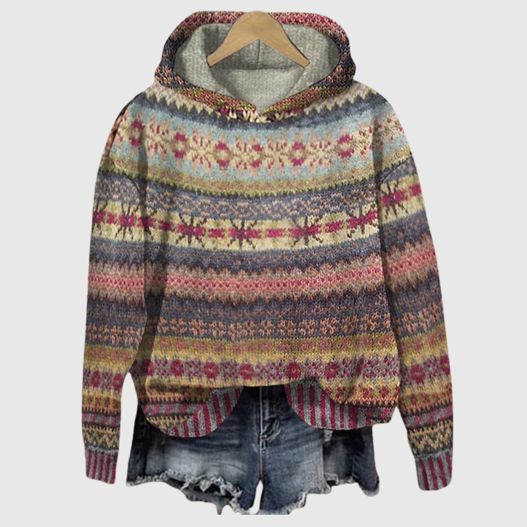 Gaby | Sudadera Étnica Retro