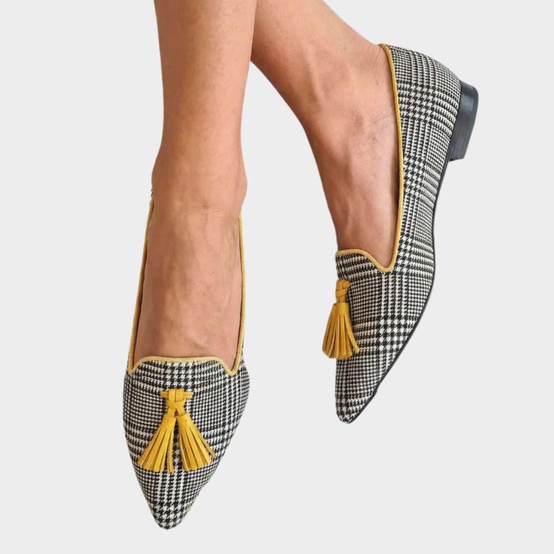 Odessie | Mocasín a cuadros moderno