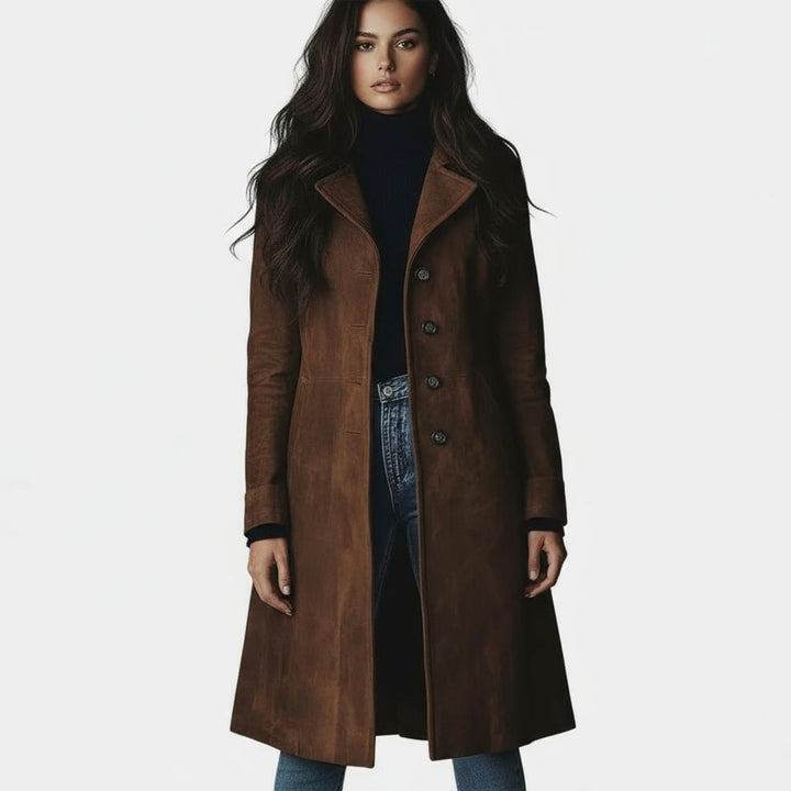 Esmée | Abrigo Largo con Elegancia y Comodidad Atemporal para el Día y la Ciudad