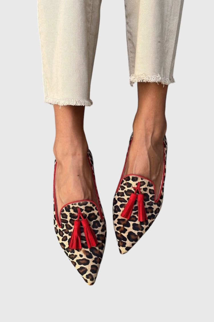Nela | Mocasines de leopardo