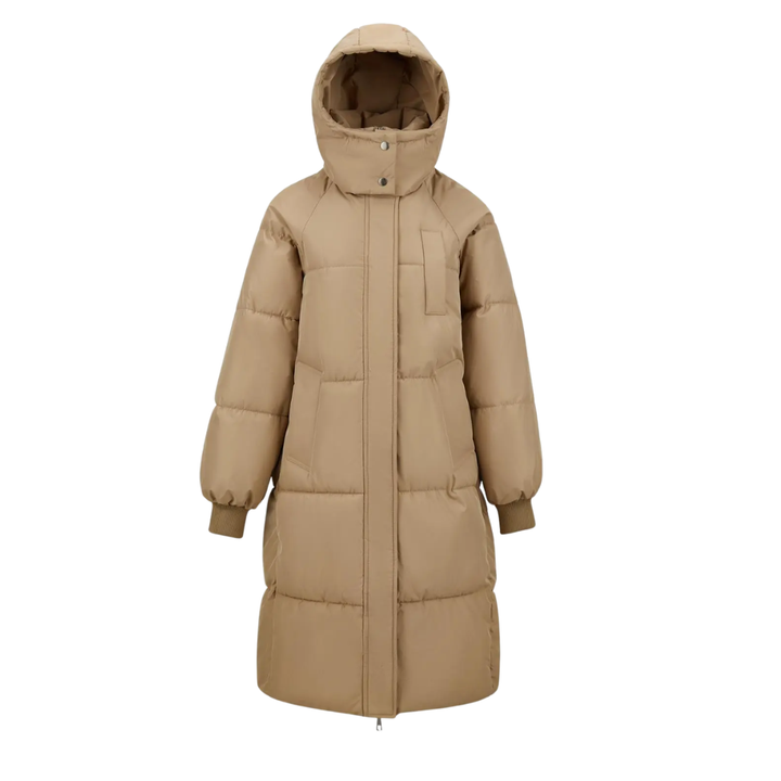 Nordic | Chaqueta Puffer Larga con Capucha Oversized