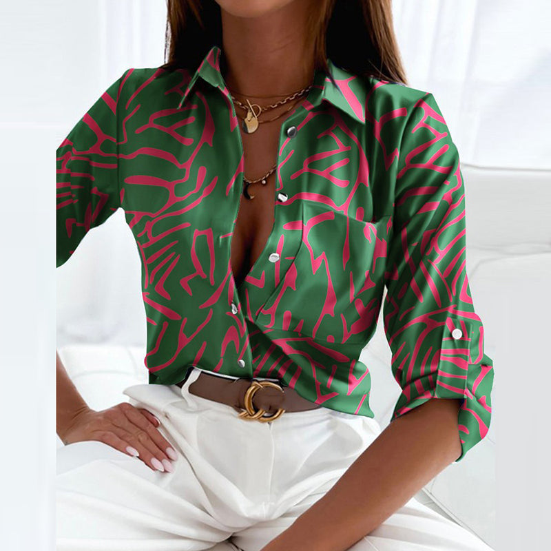 Clarisa | Blusa Clásica con Cuello