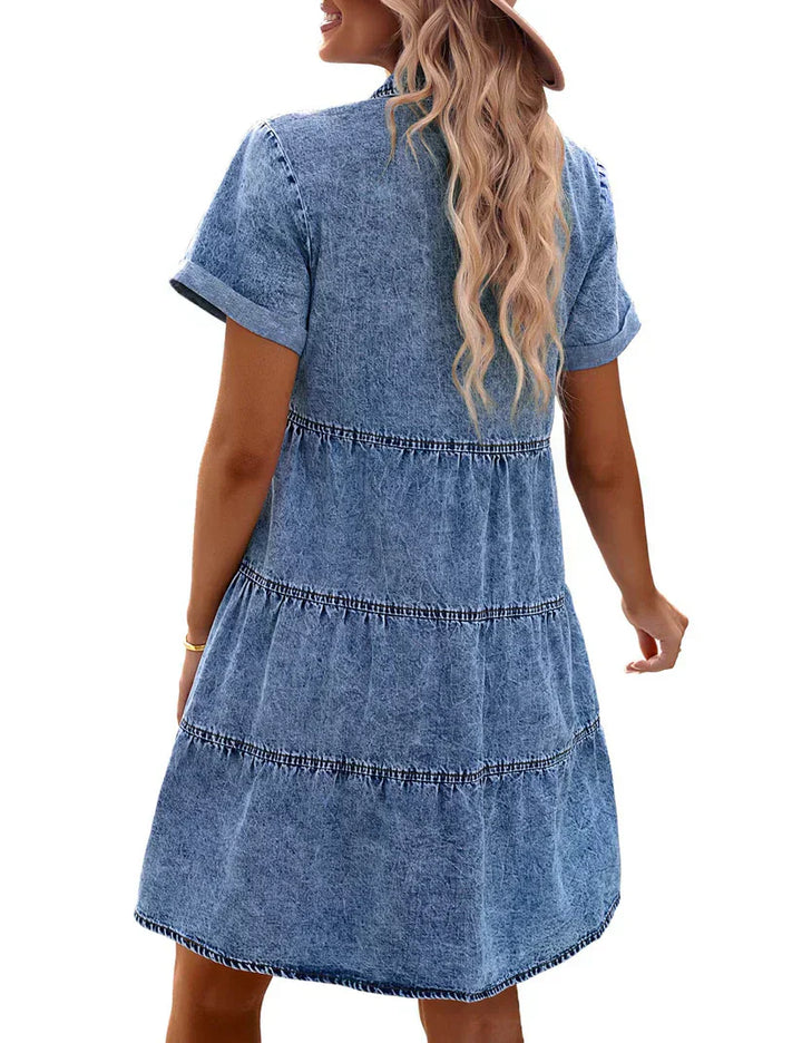 Juana | Vestido Camisero de Jean