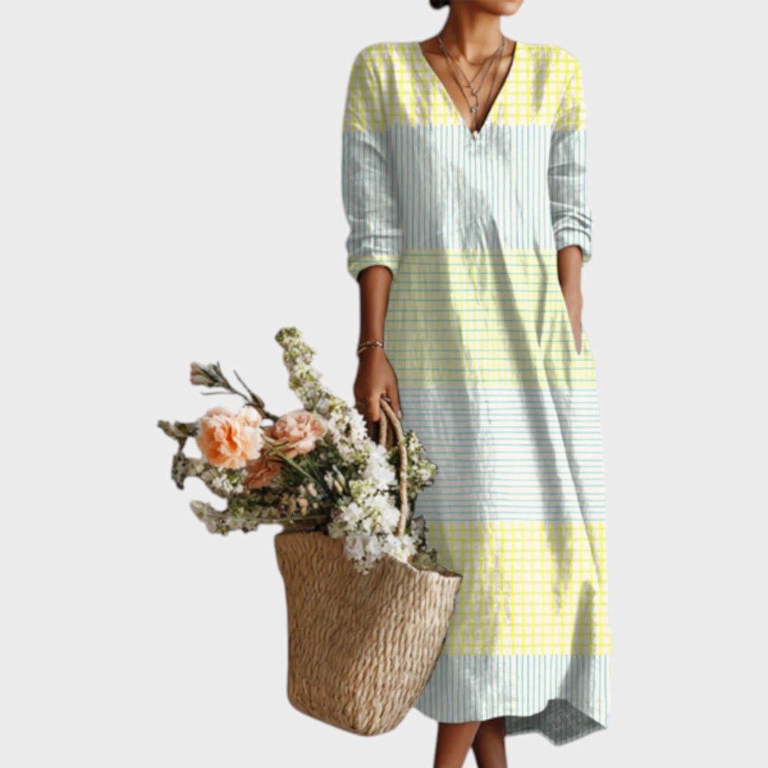 Orlanda | Vestido Maxi de Lino