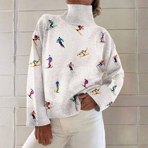 Clara | Suéter de Cuello Alto Refinado