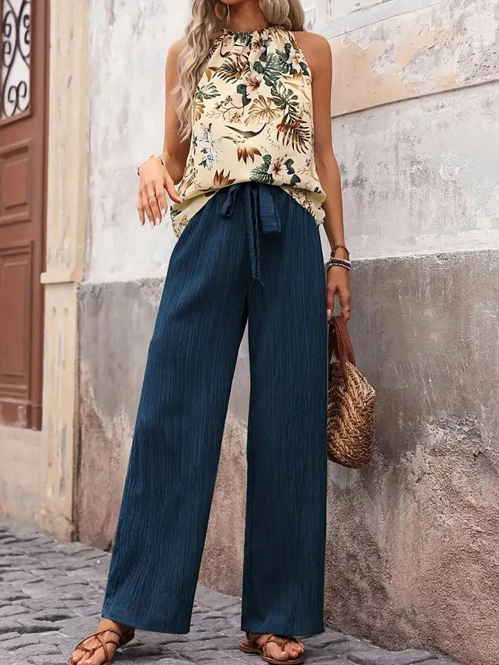 Antonette | Conjunto Elegante de Dos Piezas Sin Mangas