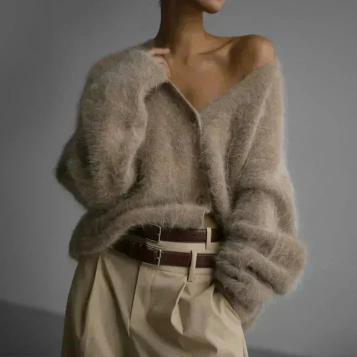 Adele | Cárdigan de Mohair Difuso
