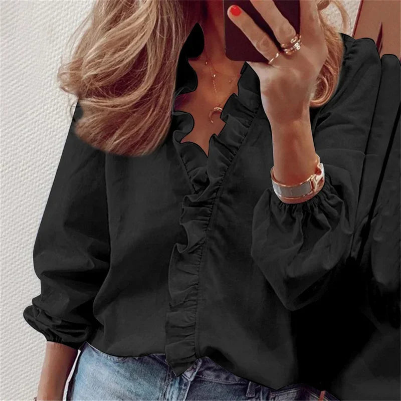 Wanda | Blusa con Volados