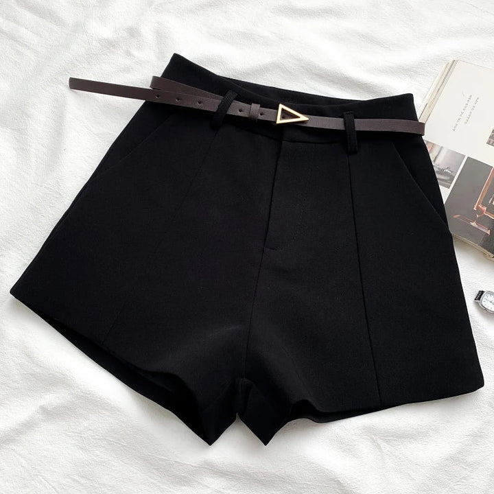 Rachelle | Pantalones Cortos Elegantes de Cintura Alta