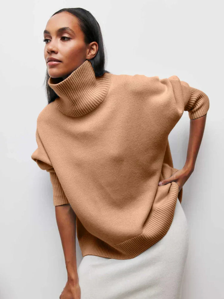 Alyssa | Suéter Elegante de Cuello Alto