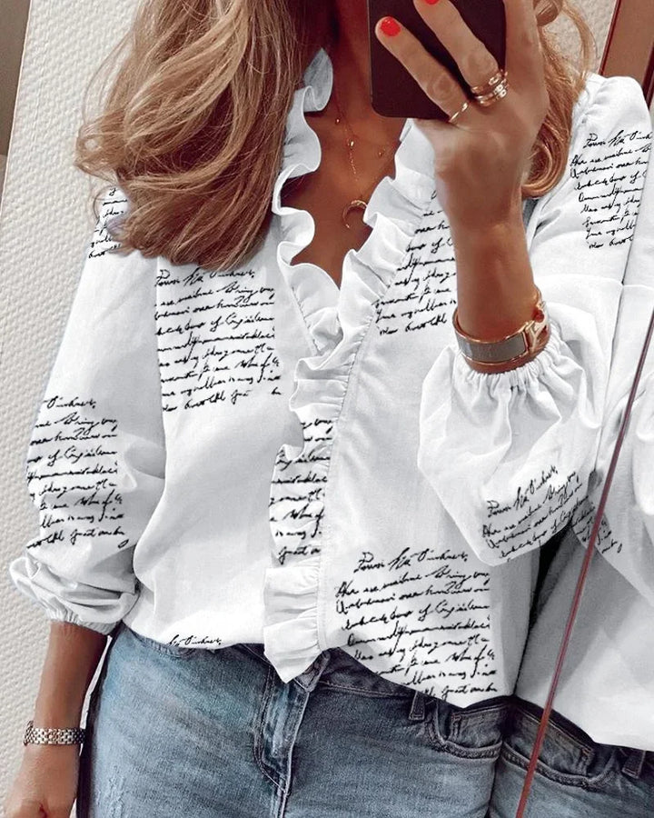 Wanda | Blusa con Volados