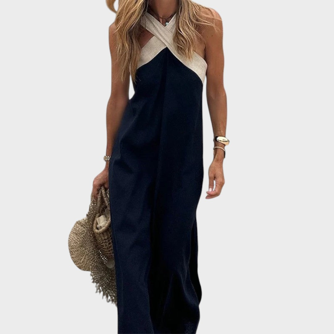Ornella | Vestido con Escote Cruzado