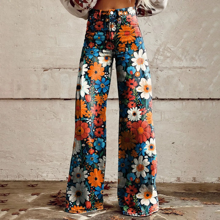 Lilia | Pantalones Anchos Boho y Frescos