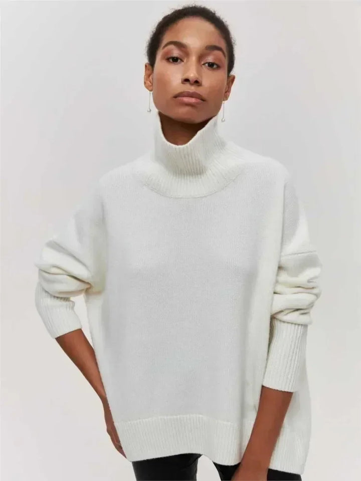 Alyssa | Suéter Elegante de Cuello Alto