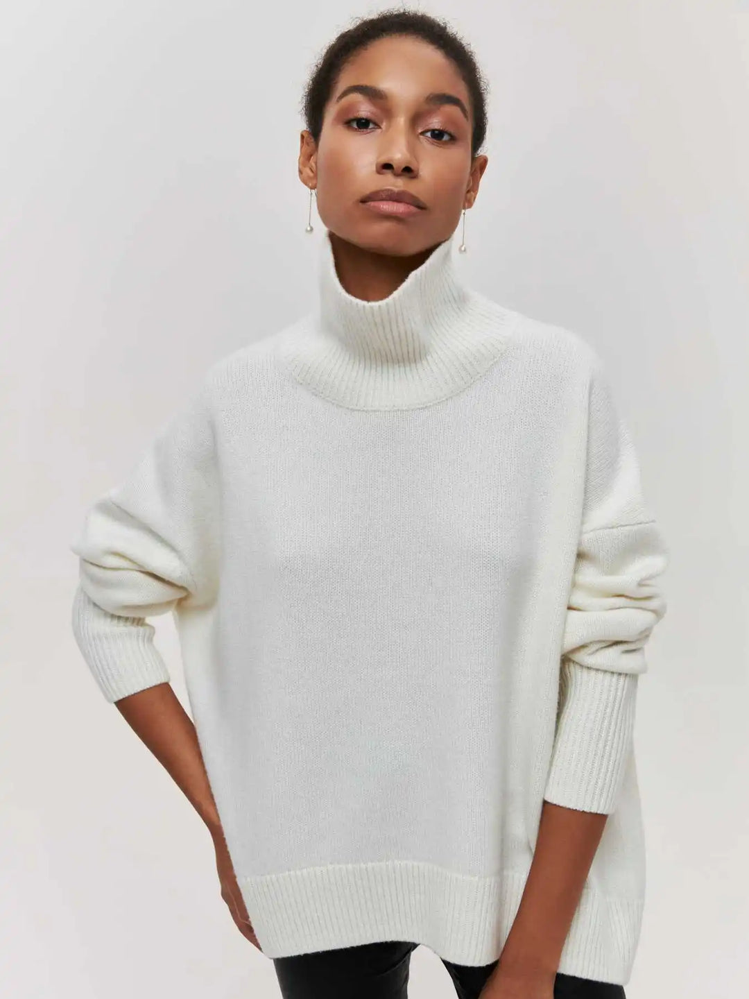 Alyssa | Suéter Elegante de Cuello Alto