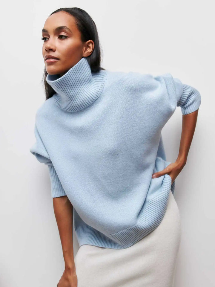 Alyssa | Suéter Elegante de Cuello Alto