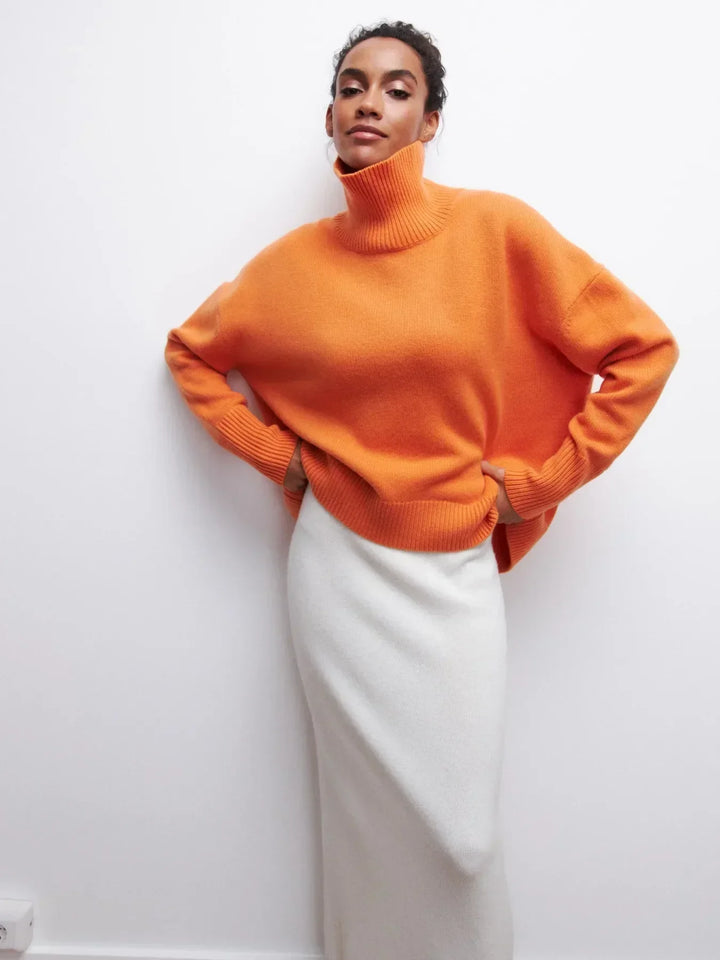 Alyssa | Suéter Elegante de Cuello Alto