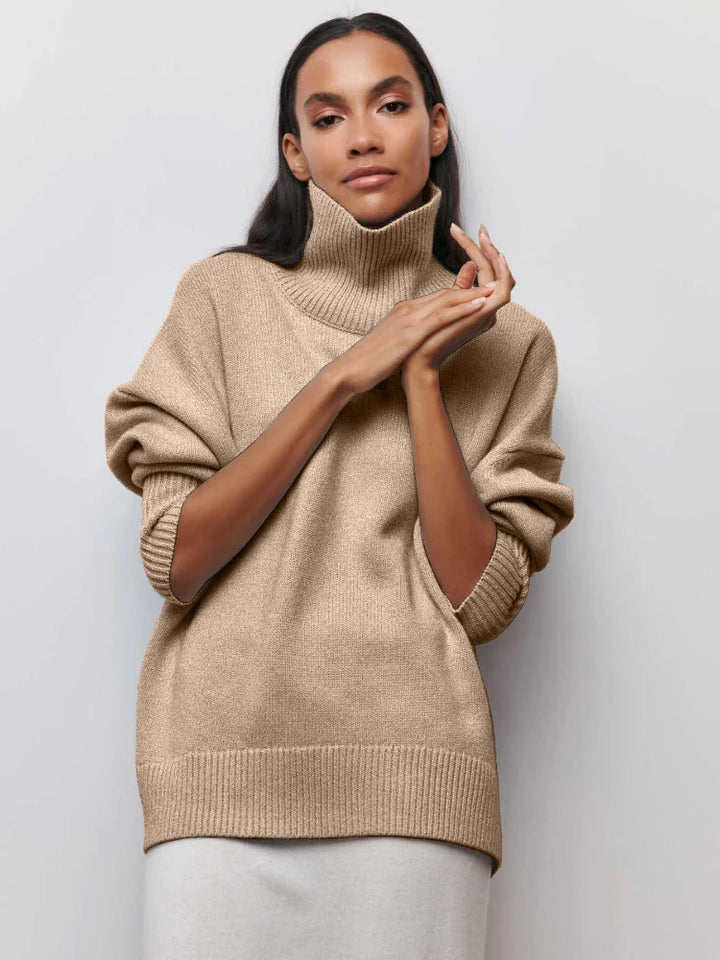 Alyssa | Suéter Elegante de Cuello Alto