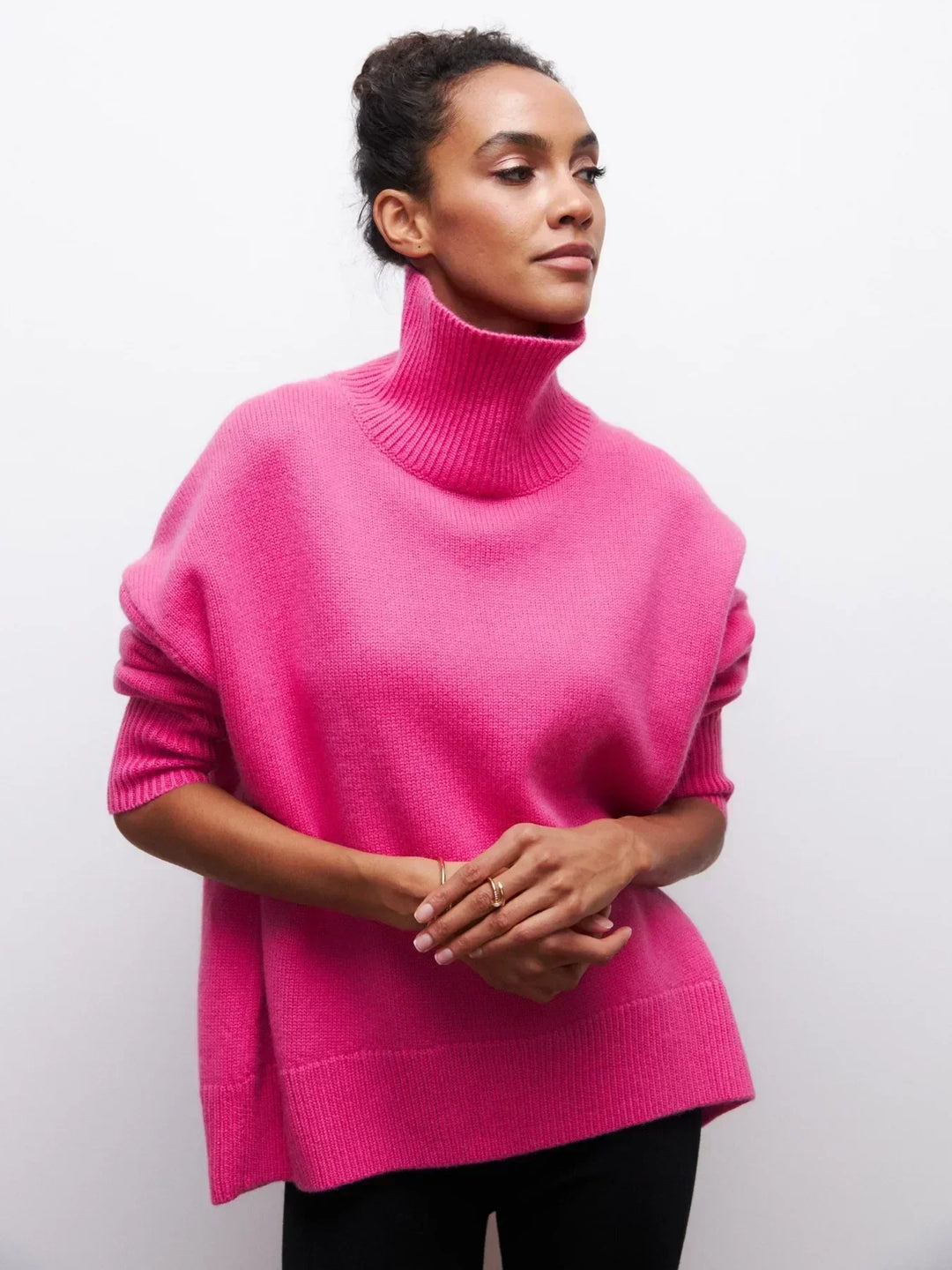 Alyssa | Suéter Elegante de Cuello Alto