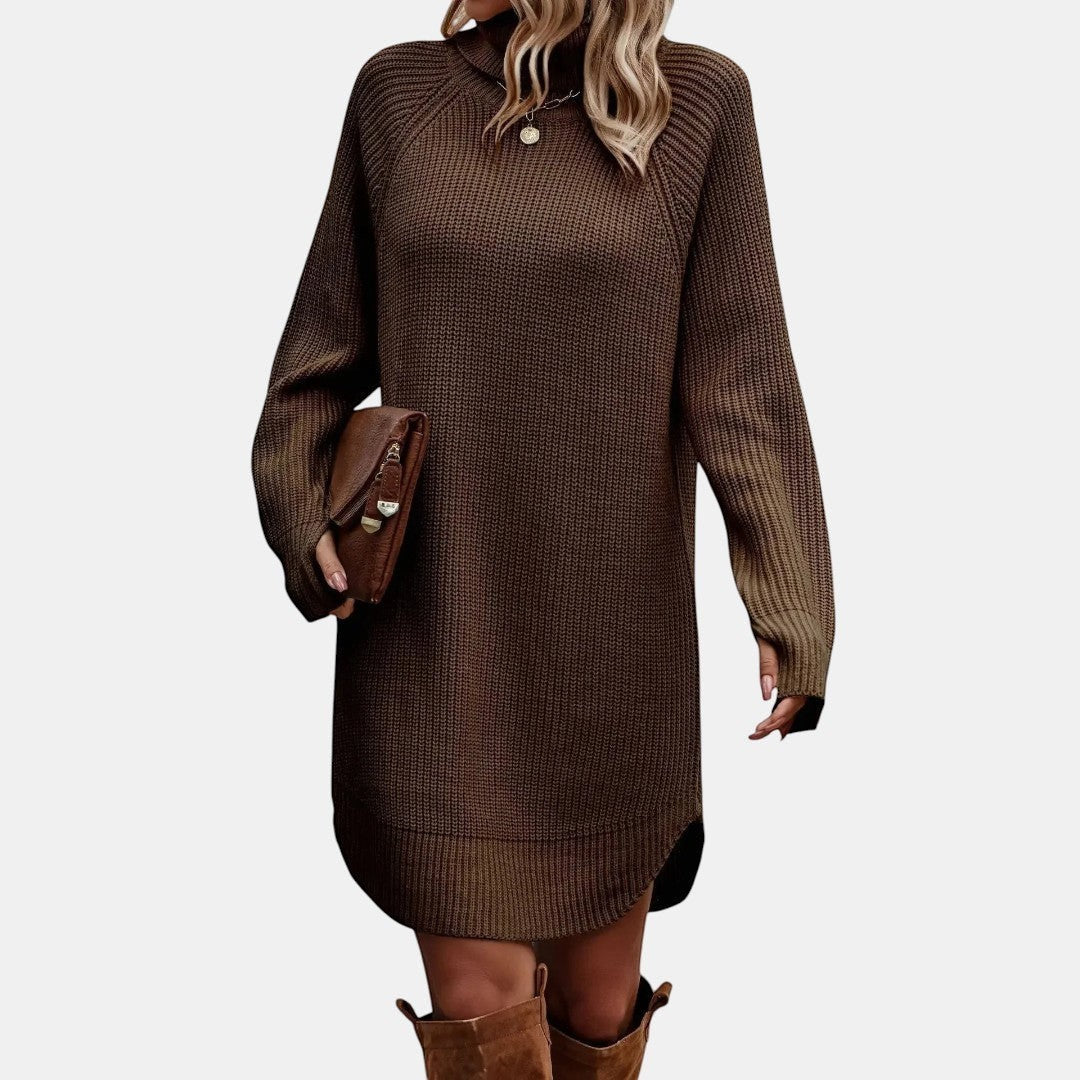 Bárbara | Vestido Midi Acogedor de Invierno