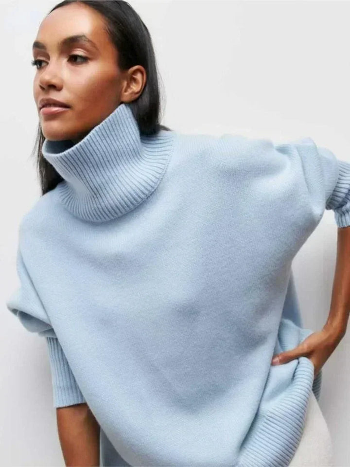 Alyssa | Suéter Elegante de Cuello Alto