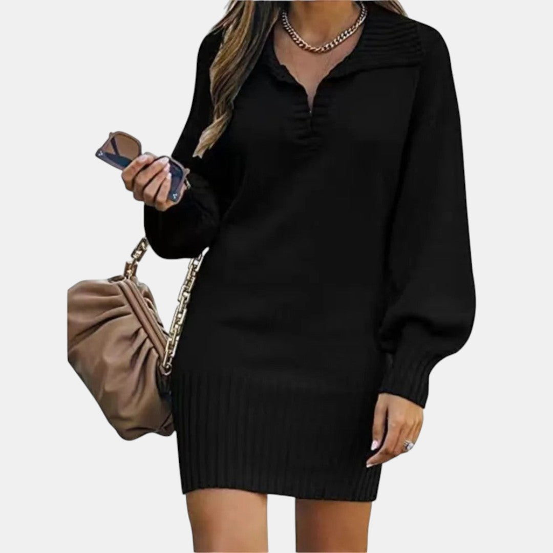 Stella | Vestido Midi Elegante de Invierno