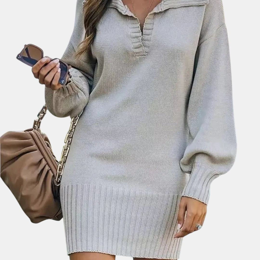 Stella | Vestido Midi Elegante de Invierno