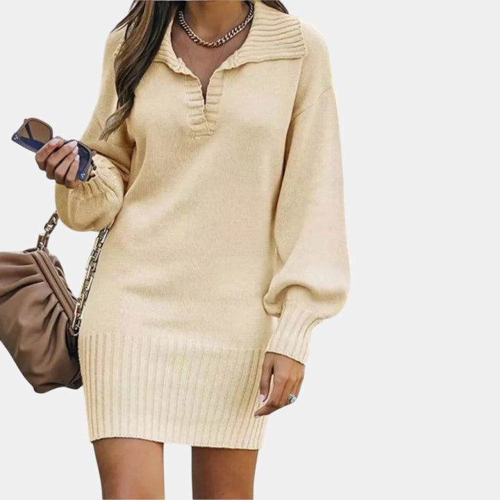 Stella | Vestido Midi Elegante de Invierno