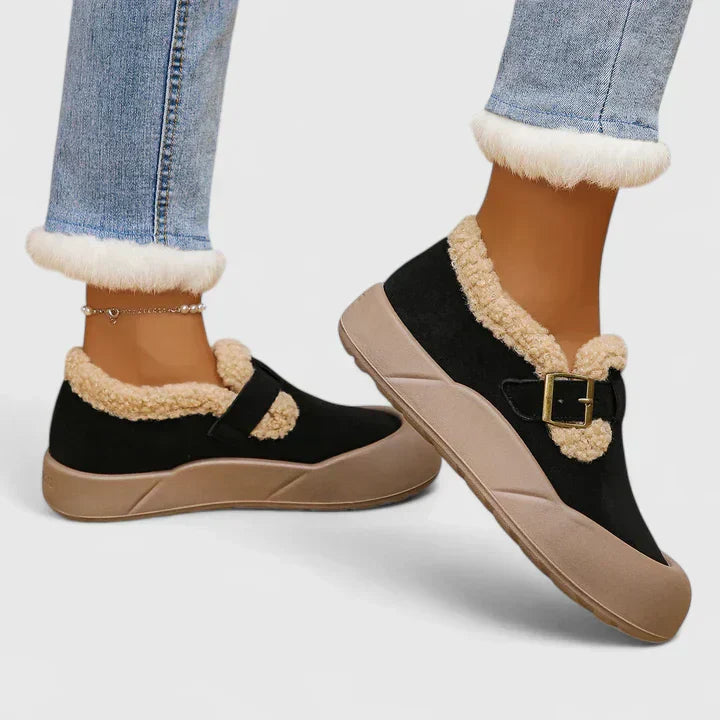 Gabriela | Botas Ortopédicas de Cuero Negro
