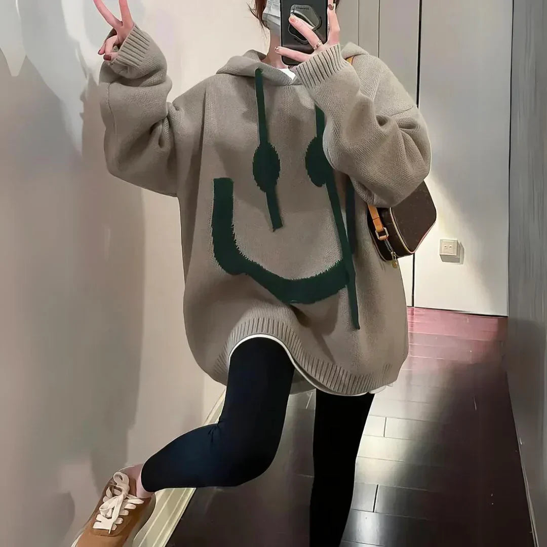 Smiley | Sudadera Oversized Acogedora