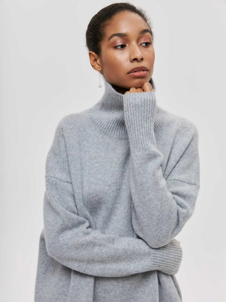Alyssa | Suéter Elegante de Cuello Alto