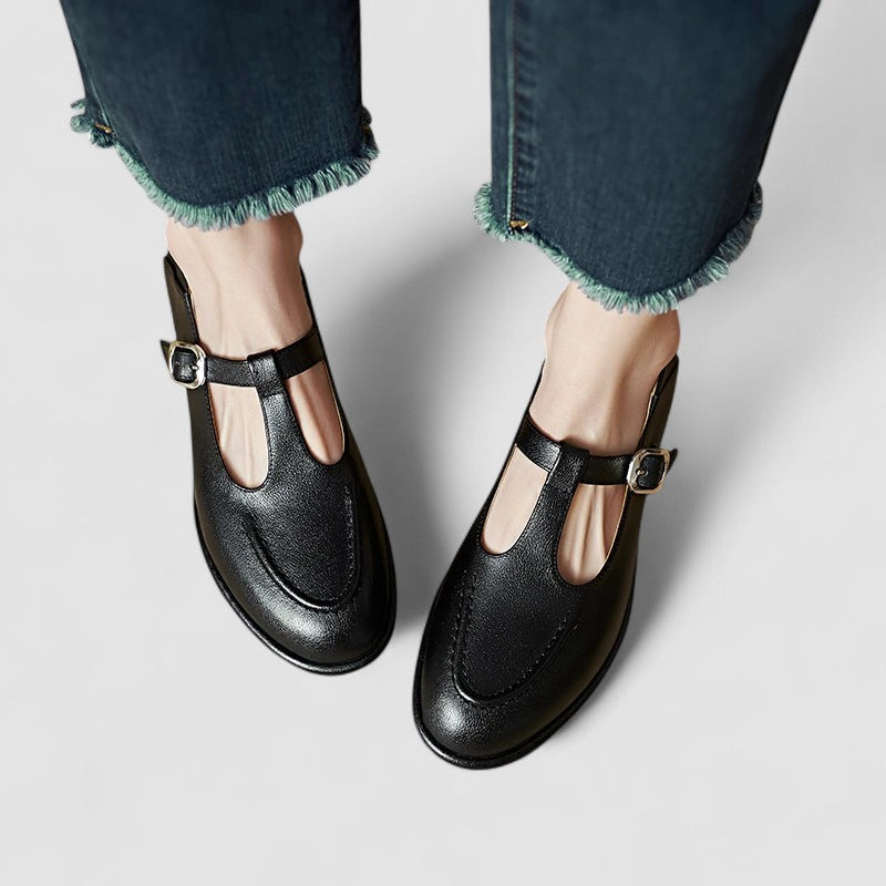 Ariyzzah | Zapatos ortopédicos Mary Jane con tacón bajo