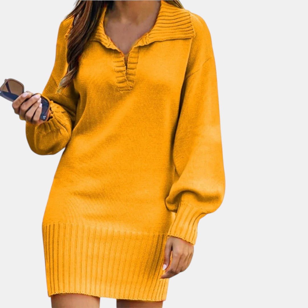 Stella | Vestido Midi Elegante de Invierno
