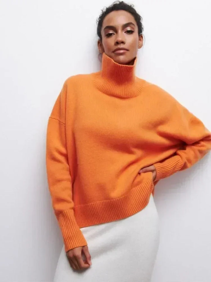 Alyssa | Suéter Elegante de Cuello Alto