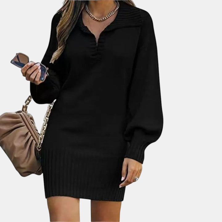 Stella | Vestido Midi Elegante de Invierno