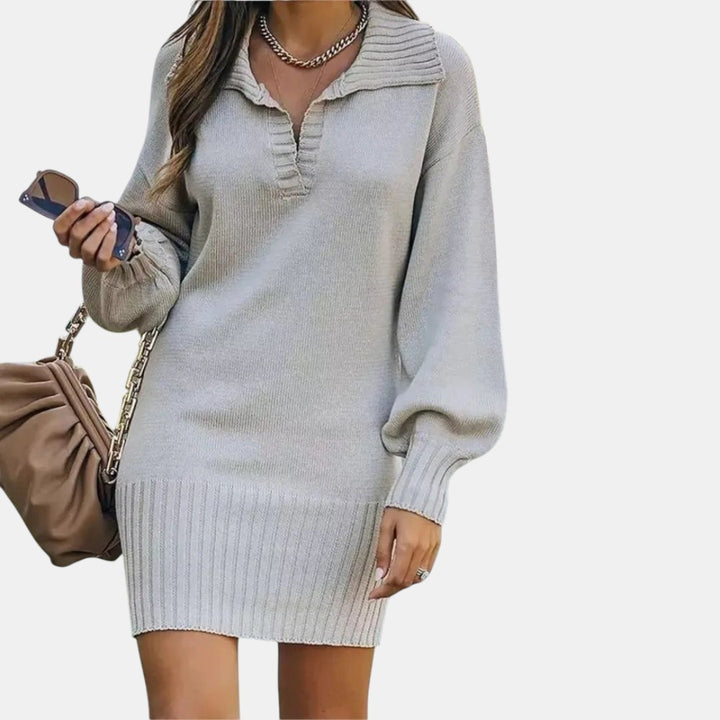Stella | Vestido Midi Elegante de Invierno