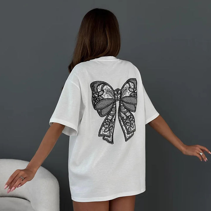 Talie | Camiseta Bonita y Cómoda con Lazo para Mujeres
