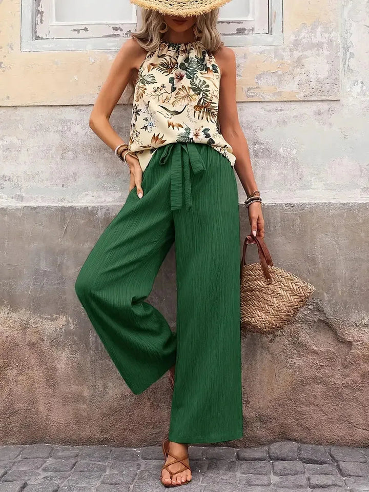 Antonette | Conjunto Elegante de Dos Piezas Sin Mangas