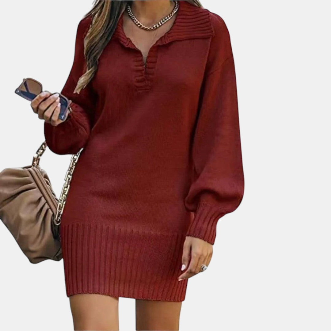 Stella | Vestido Midi Elegante de Invierno